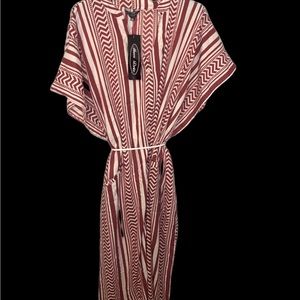 Chrome Kaftan print dress